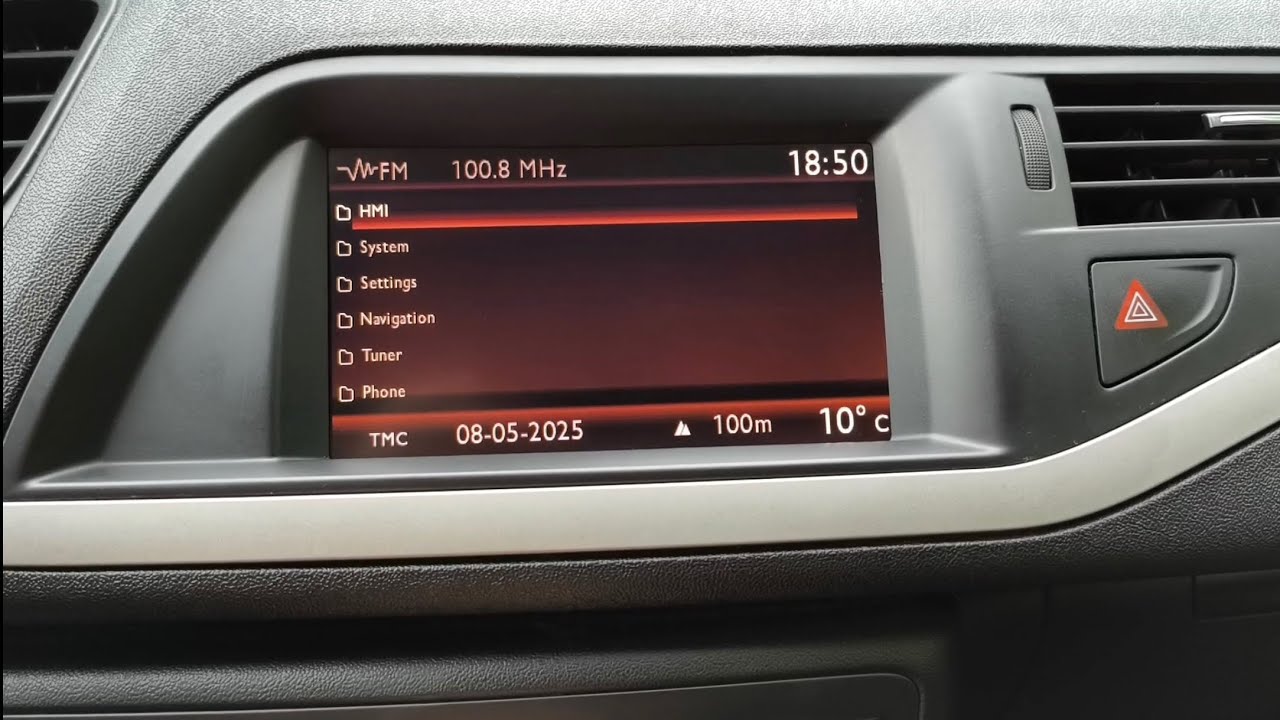 Citroen C5 X7 RNEG/MyWay hidden menu