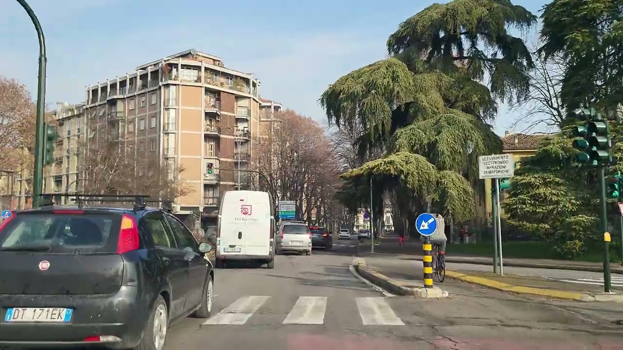 Driving in Reggio Emilia - Italy