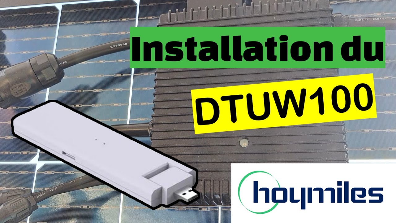 Installation du DTU Lite Hoymiles DTUW100 | La passerelle pour superviser la production solaire
