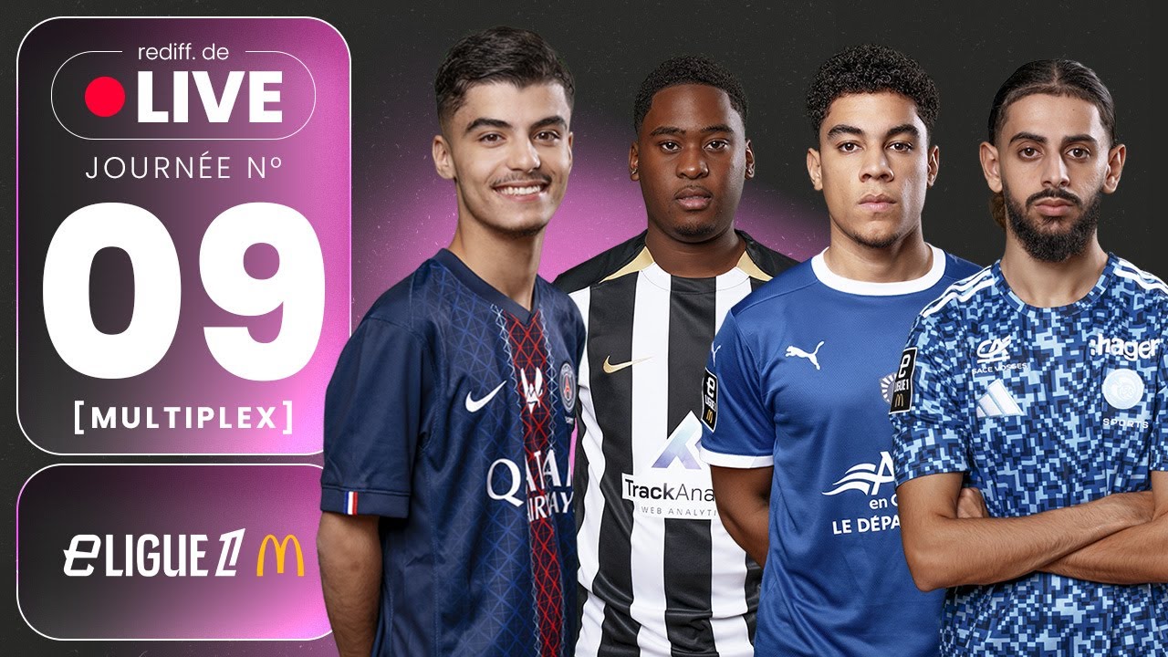 eLigue 1 McDonald's 2026 - 9ème Journée -  FCL vs CF63 / PSG vs SCO / ESTAC vs RCSA / FCN vs ASM