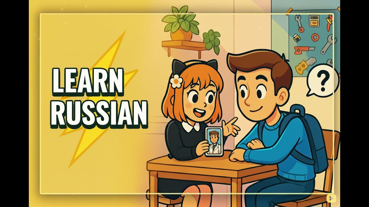 Learn Russian Professions with Stories. SLOW Russina