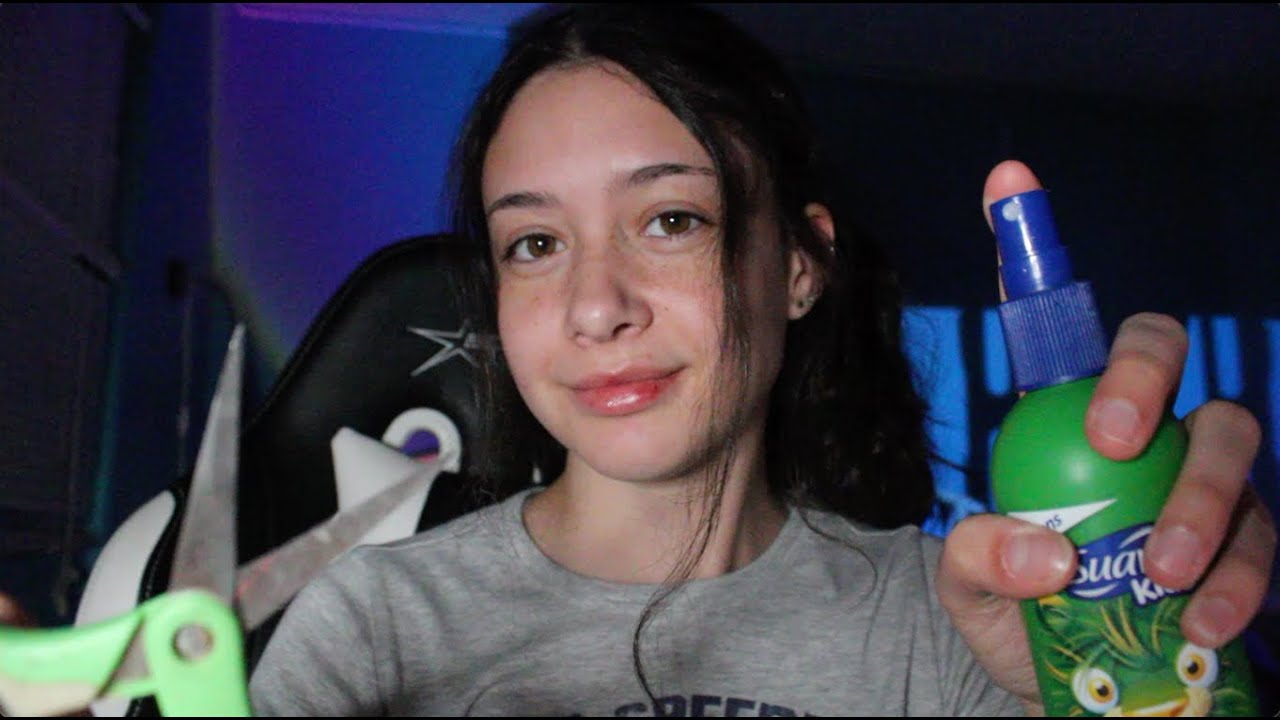 ASMR Haircut (scalp exam, measuring, etc.)