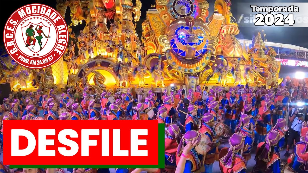 Mocidade Alegre 2025 | Bateria no desfile oficial | Samba ao vivo - #DesfileLIGASP25
