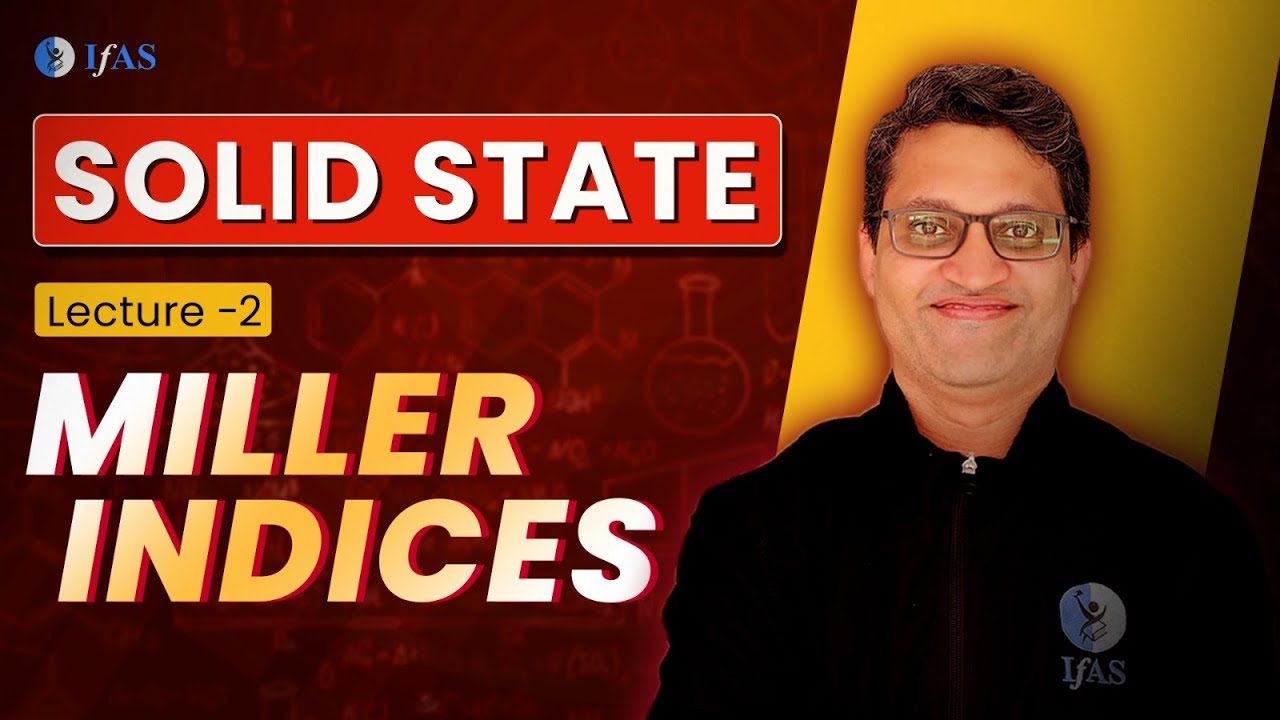 Miller Indices Solid State CSIR NET | Chemistry