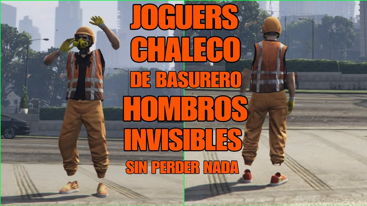 Joguers naranjas Chaleco de basurero  Sin perder nada ps4/ps5 xbox one/xbox series 🔥🔥🔥🔥