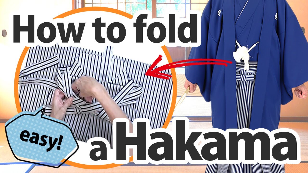 How to fold a Hakama