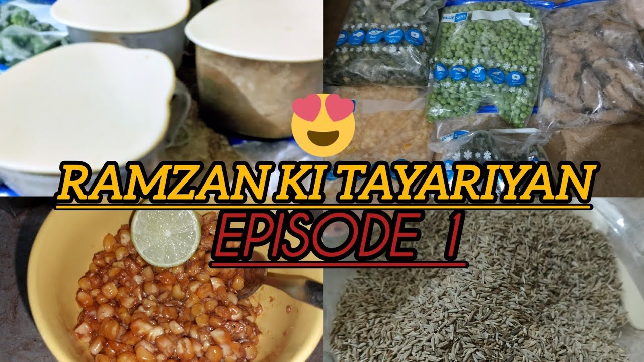 Ramzan Kitchen Series | Rozay Ke Liye Complete Kitchen Preparation Step By Step🥰🌙