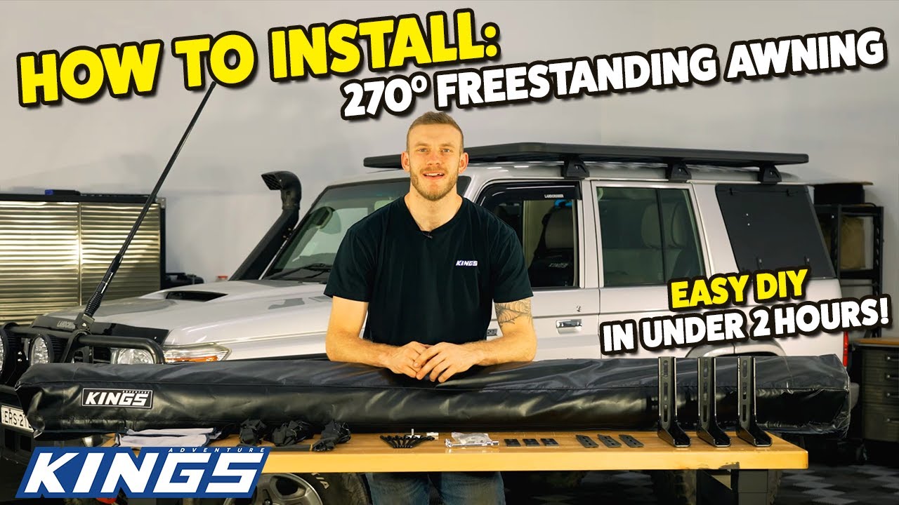 HOW TO - Install Adventure Kings 270&ordm; FREESTANDING AWNING