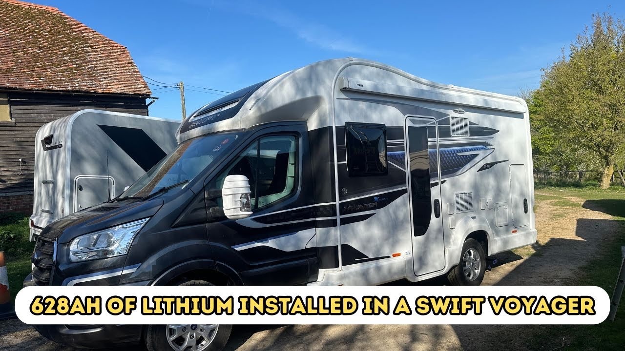 628Ah of lithium & full Victron system installed in a Swift Voyager