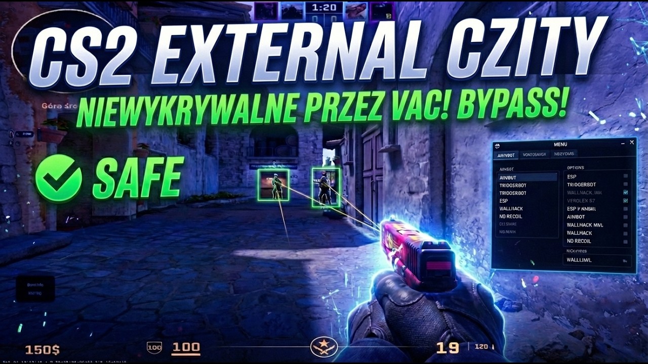 Czity z ESP i Aimbotem do CS2 (External) - VAC ich nie widzi!