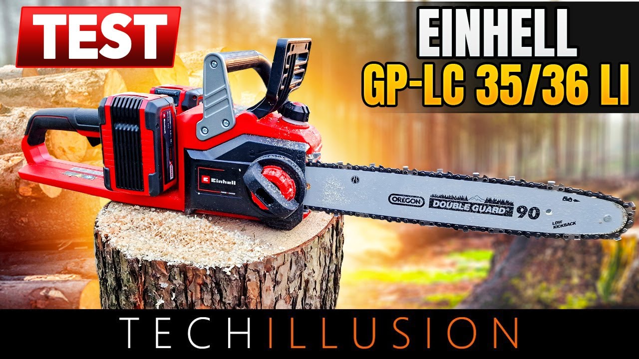 🔥EXTREMETEST: Einhell 36V Cordless Chainsaw GP-LC 36/35 Li - Einhell Cordless Chainsaw in Test😱