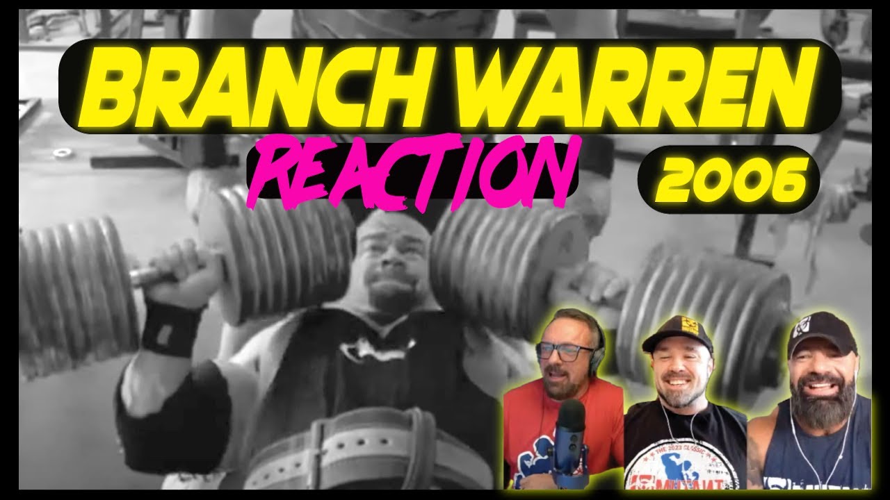 Epic Branch Warren Reaction By Pro Bodybuilders