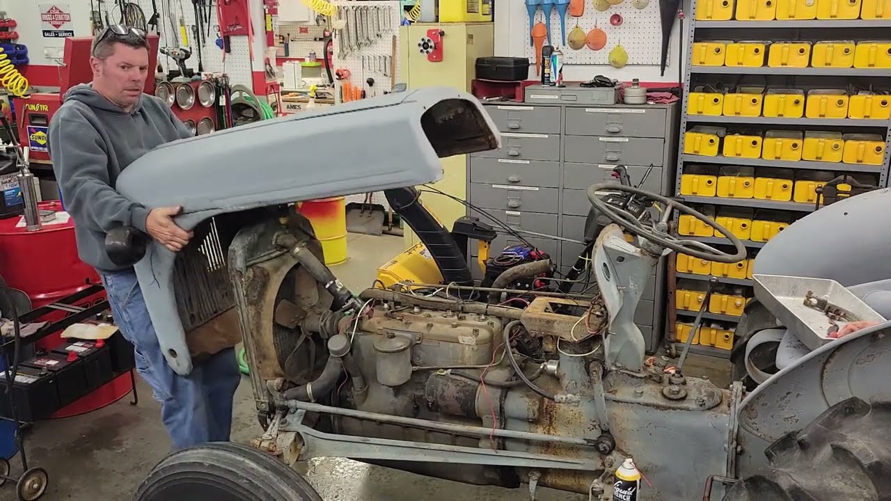 Реставрация Ford 9N 1940 года, часть 1 #fordtractor