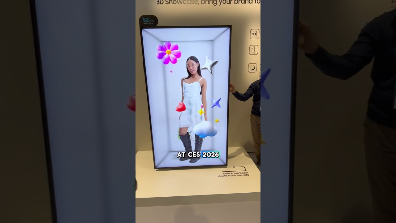 Первый в мире настоящий 3D-голографический дисплей от Samsung 🤯