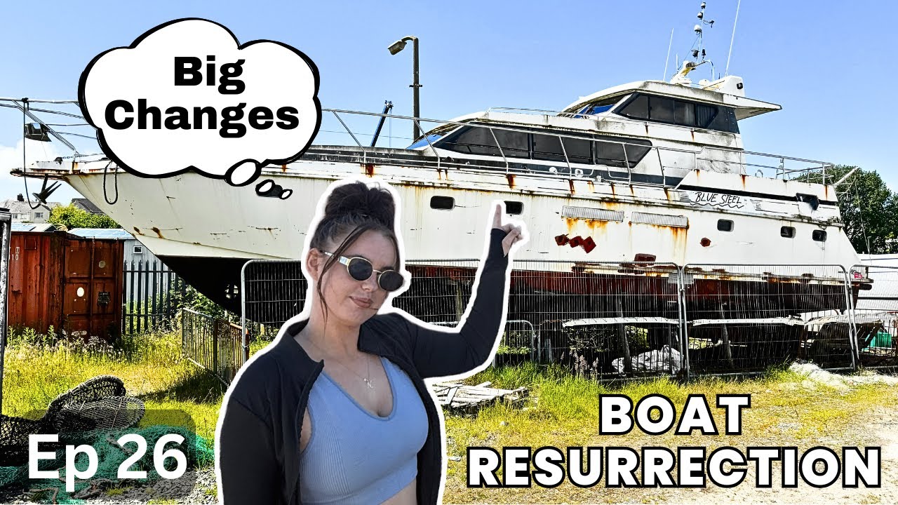 Scrap Boat Restoration - BIG CHANGES Begin (Ep26)