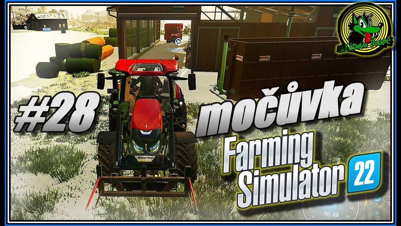 Skladování močůvky (Neřádova ECOfarma)-Farming simulator 22 #28 CZ/SK