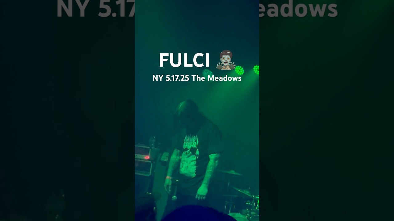 Fulci - Italian horror death metal masters Meadows NY 5.17.25 #metal #deathmetal #italianhorror