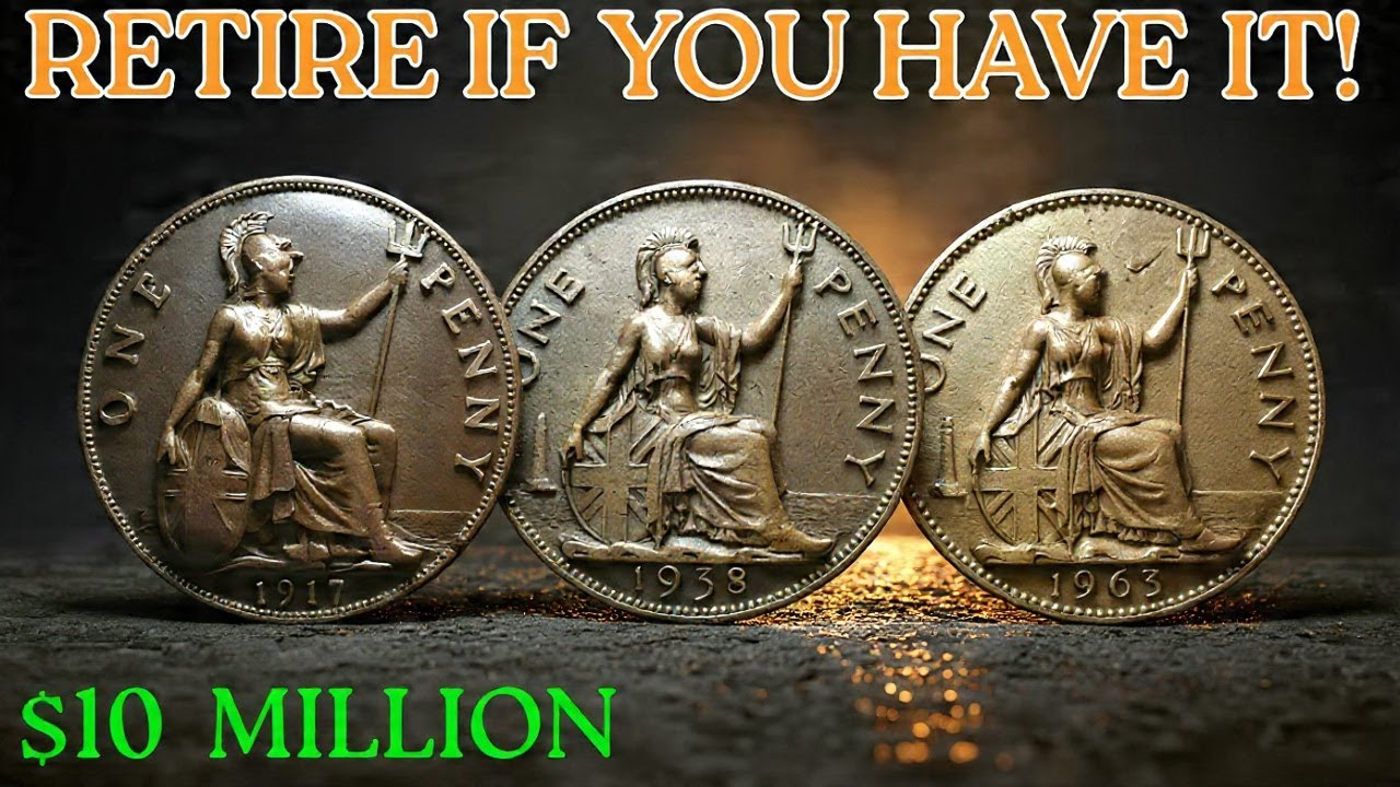 Top 3 Valuable British One Penny Coins &ndash; Rare 1917, 1938 & 1963 Pennies Worth Money!