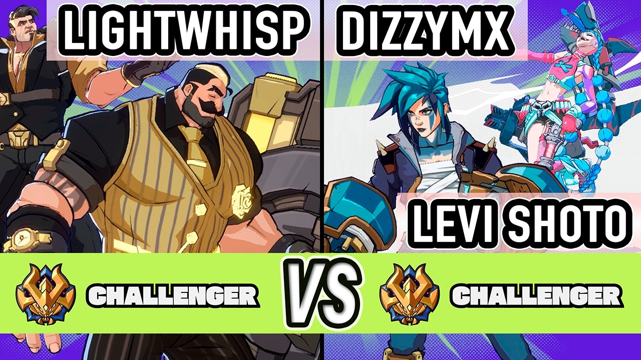 2XKO ▰ LightWhisp (Braum / Darius) vs DizzyMX + Levi Shoto (Vi / Jinx) ▰ High Level Gameplay