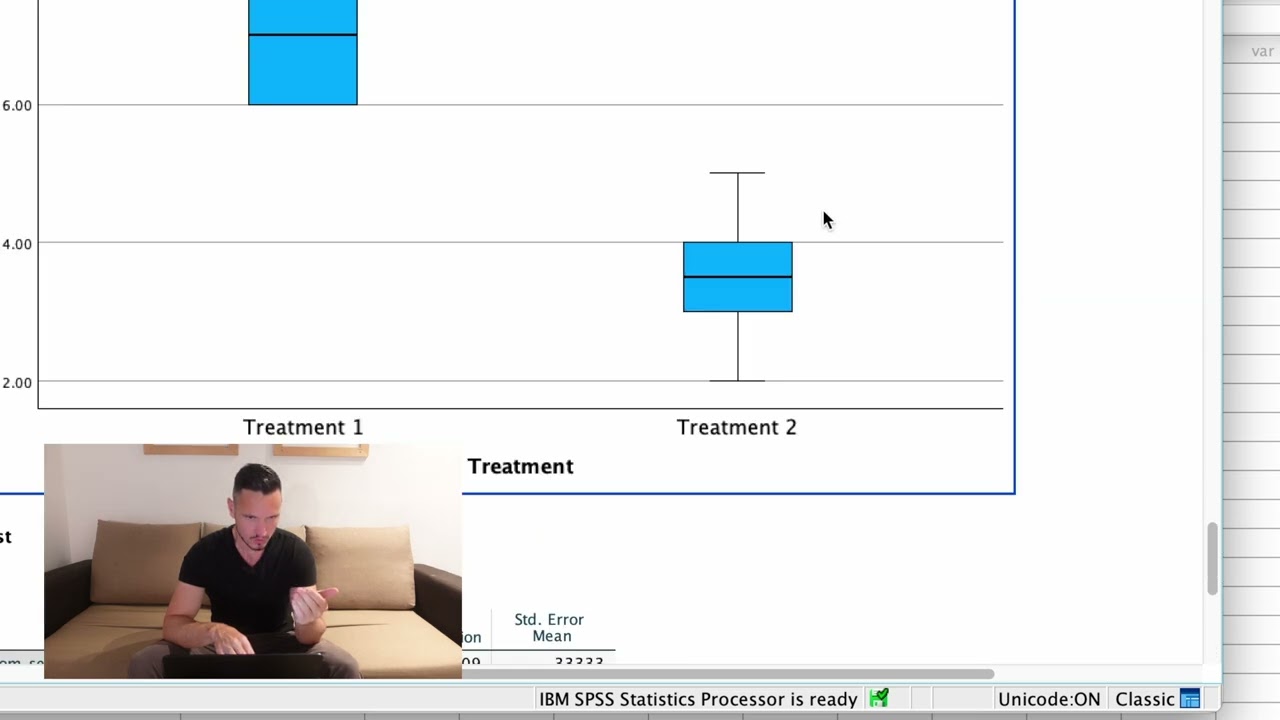 Independent t-test on SPSS (Version 29) + Example Results Section