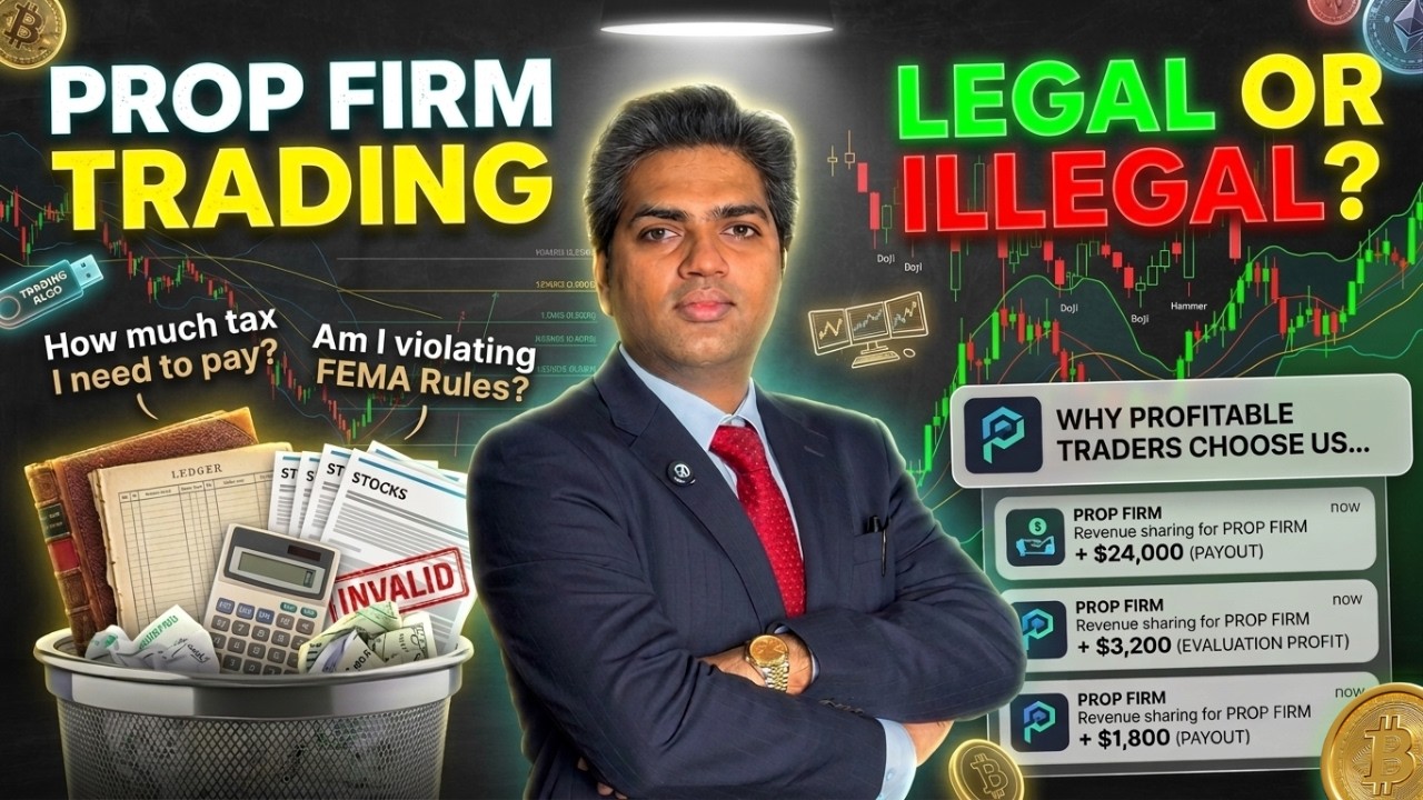 Prop Firm Trading in India: Legal or Illegal + Tax Secrete !