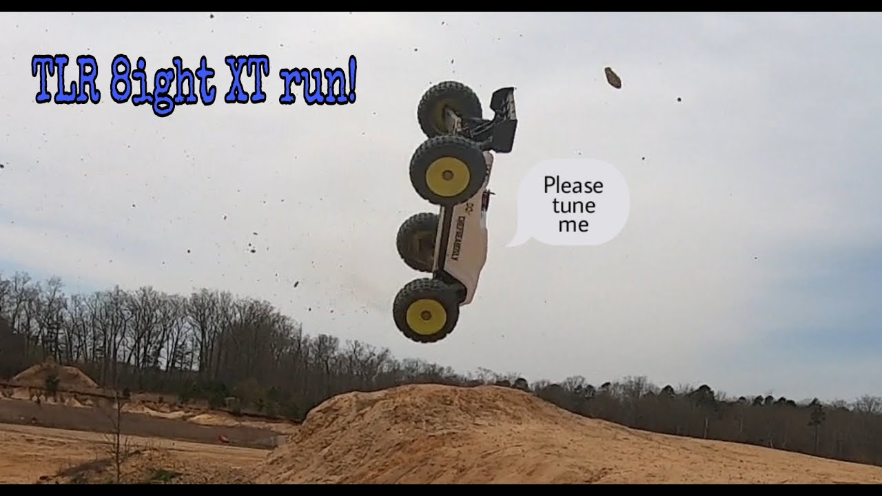 LOSI TLR 8ight XT First run!
