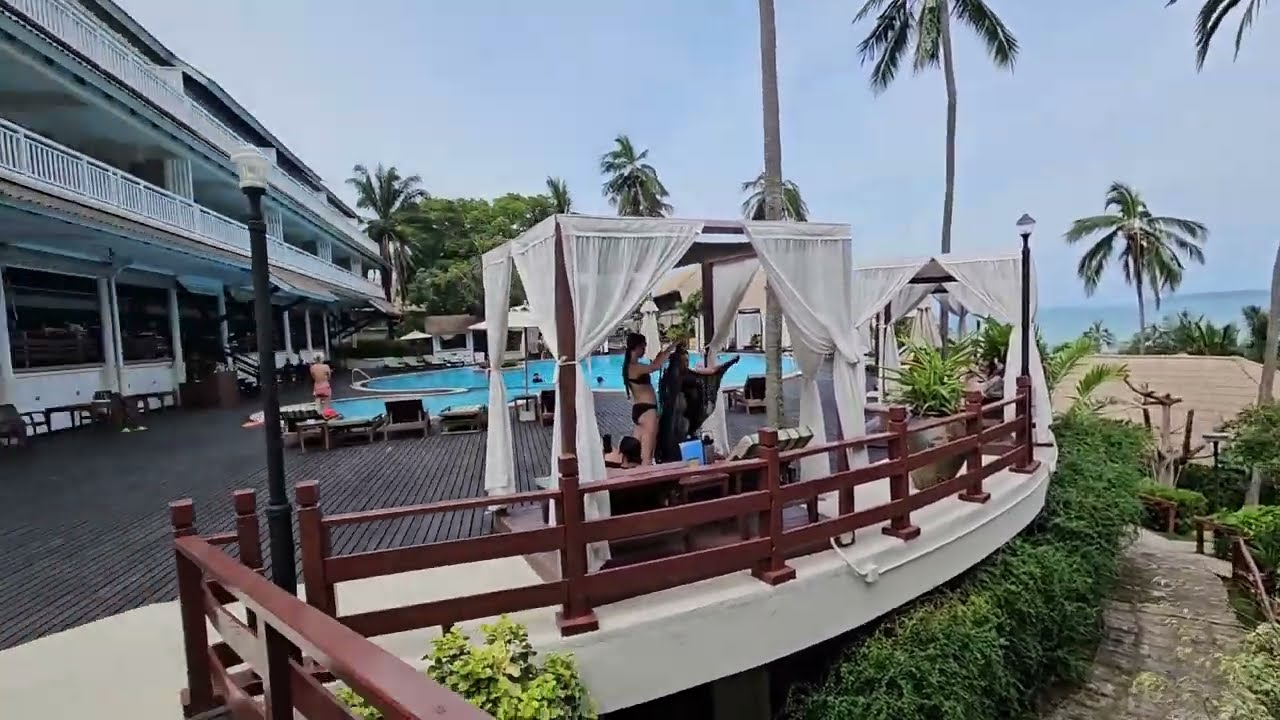 Cape Panwa Hotel Phuket зеленая территория  красивейший пляж ,пальмы  и белоснежный  песко #пляж#тай