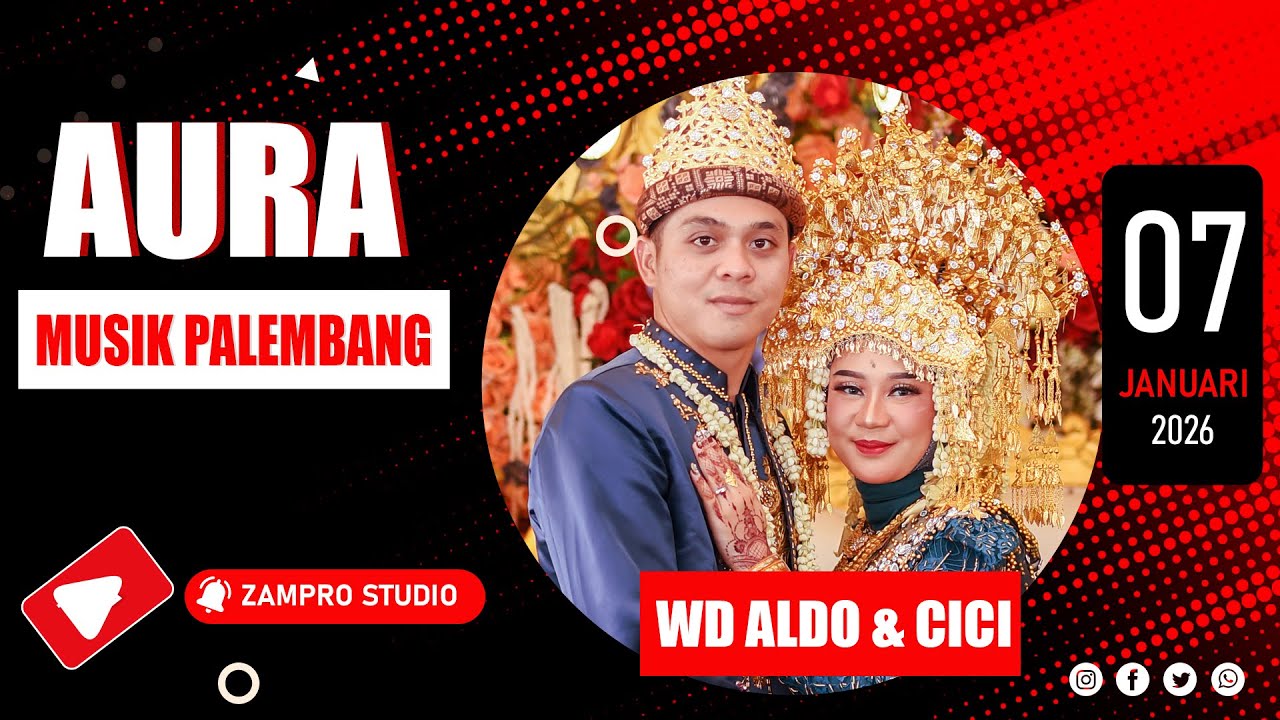 PENGOBAT RINDU // AURA MUSIK PALEMBANG // WD ALDO & CICI TANJUNG BARU PENUKAL UTARA PALI