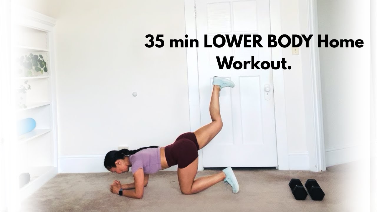 35 min LOWER BODY Home Workout.