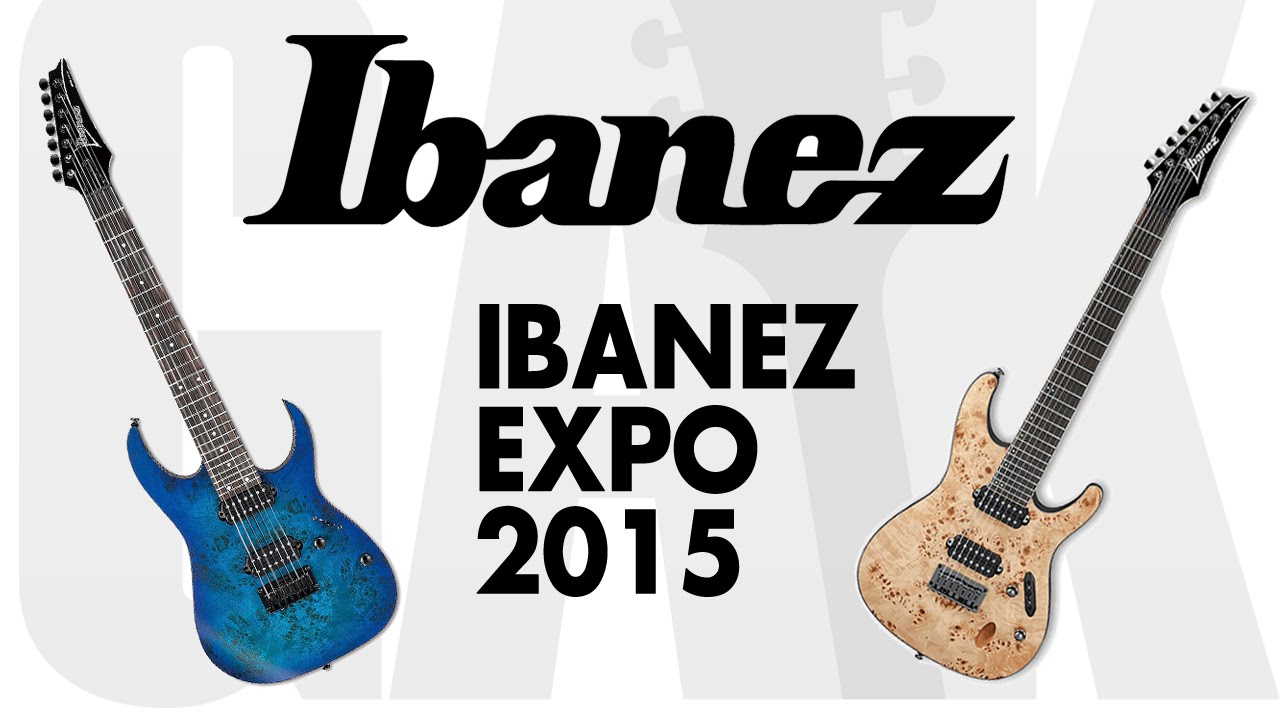 Ibanez Expo 2015 Quick Vids Ibanez RG8 Ibanez S7721PB Demo Review