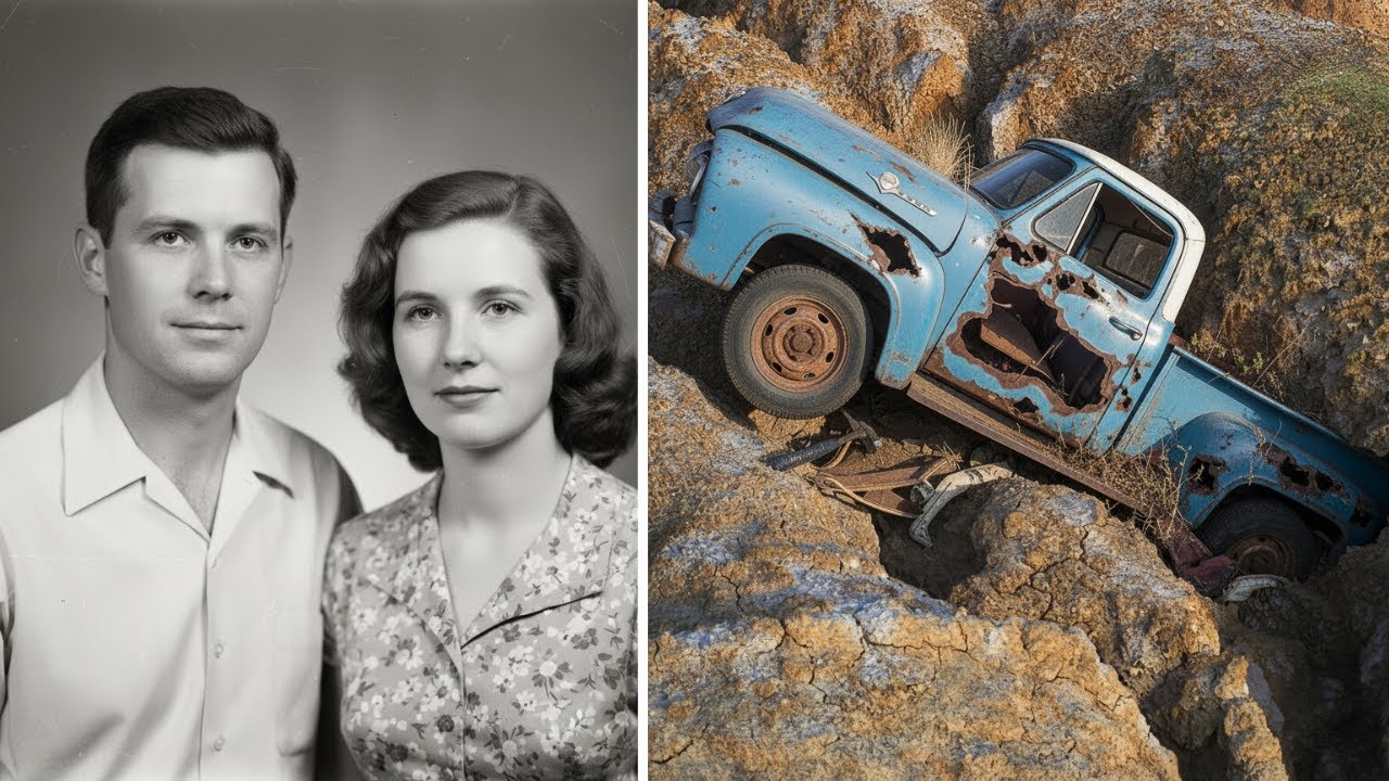 Never Returned from Mountain Trail in 1958 — Couple’s Ford F-100 Truck Found in Ravine