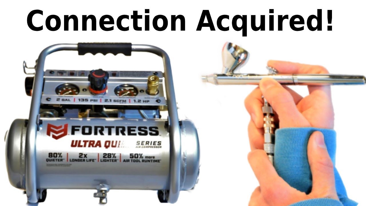 How To Connect Your Airbrush To A Shop Air Compressor!