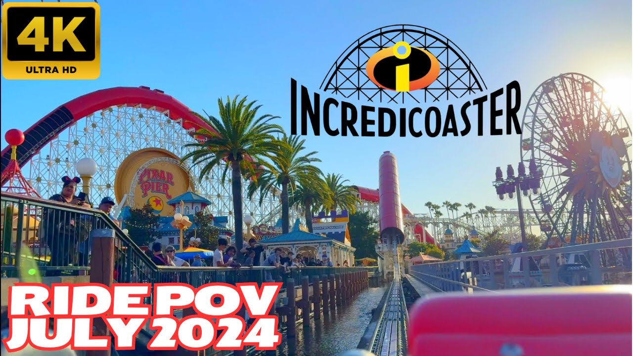 [2024] Incredicoaster Ride Full POV [4K] Disney California Adventure - Disneyland