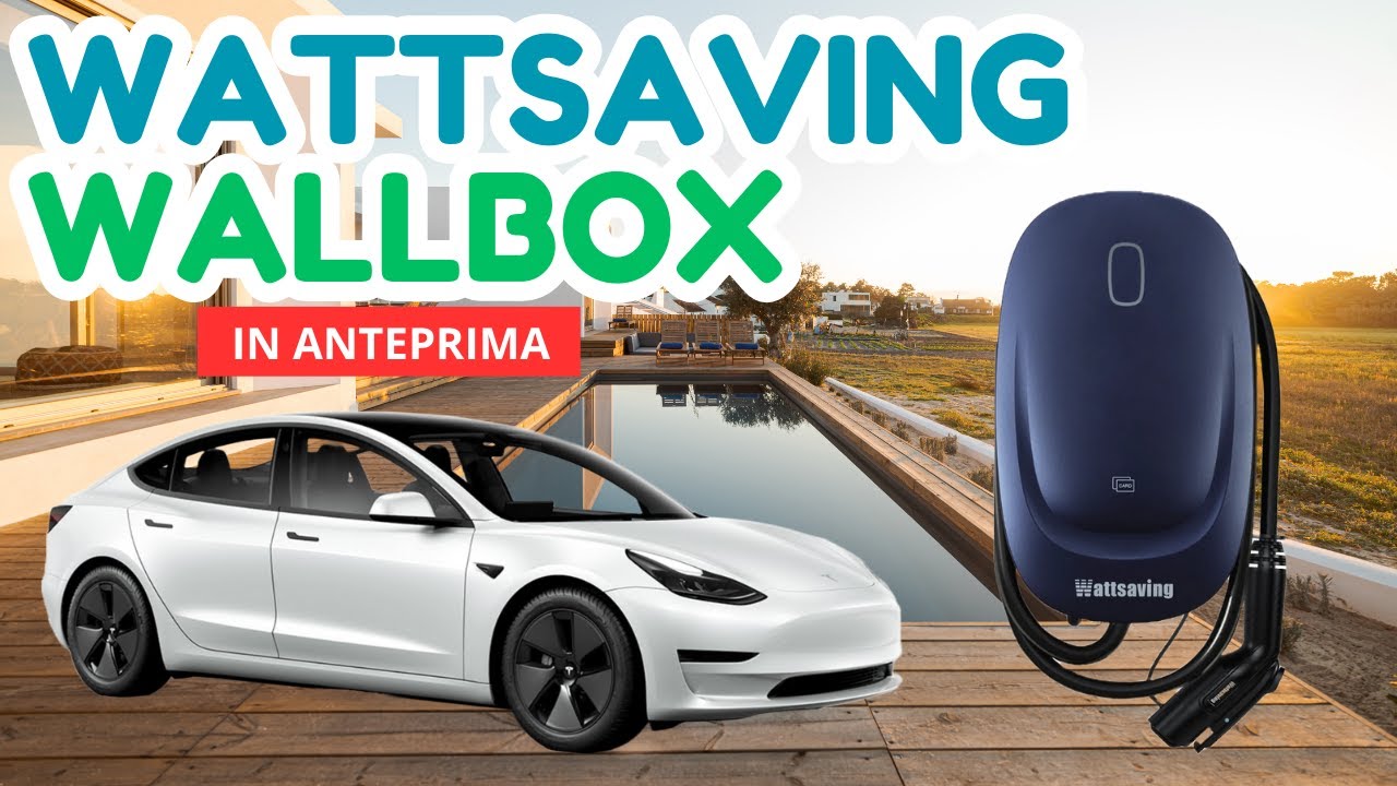 RICARICA DOMESTICA. INSTALLO la wallbox di WATTSAVING al posto di quella di TESLA. Come andrà?