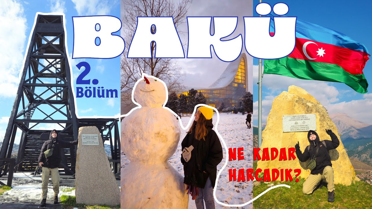 AZERBAYCAN BAKÜ GEZİ REHBERİ 2. BÖLÜM | Gobustan, Ateşgah, Yanardağ ve Çamur Volkanları💙❤️💚