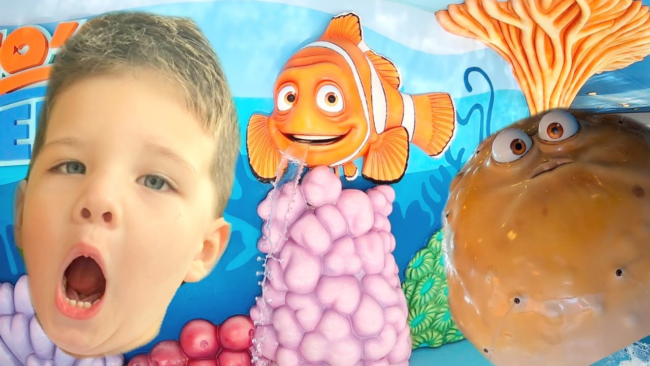 Kids Swimming and Playing In Water on Fun Disney Cruise Ship-Caleb Pretend Play