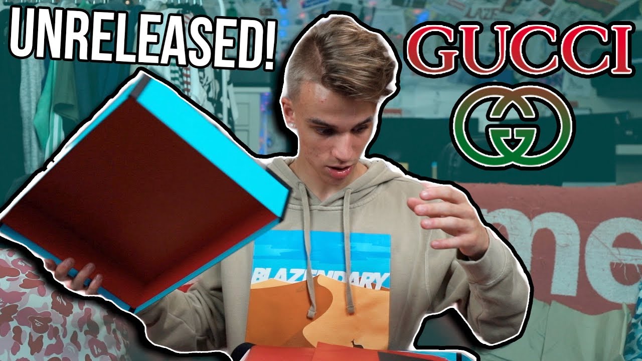 $1600 UNRELEASED GUCCI SNEAKER! - Blazendary Mailtime #6