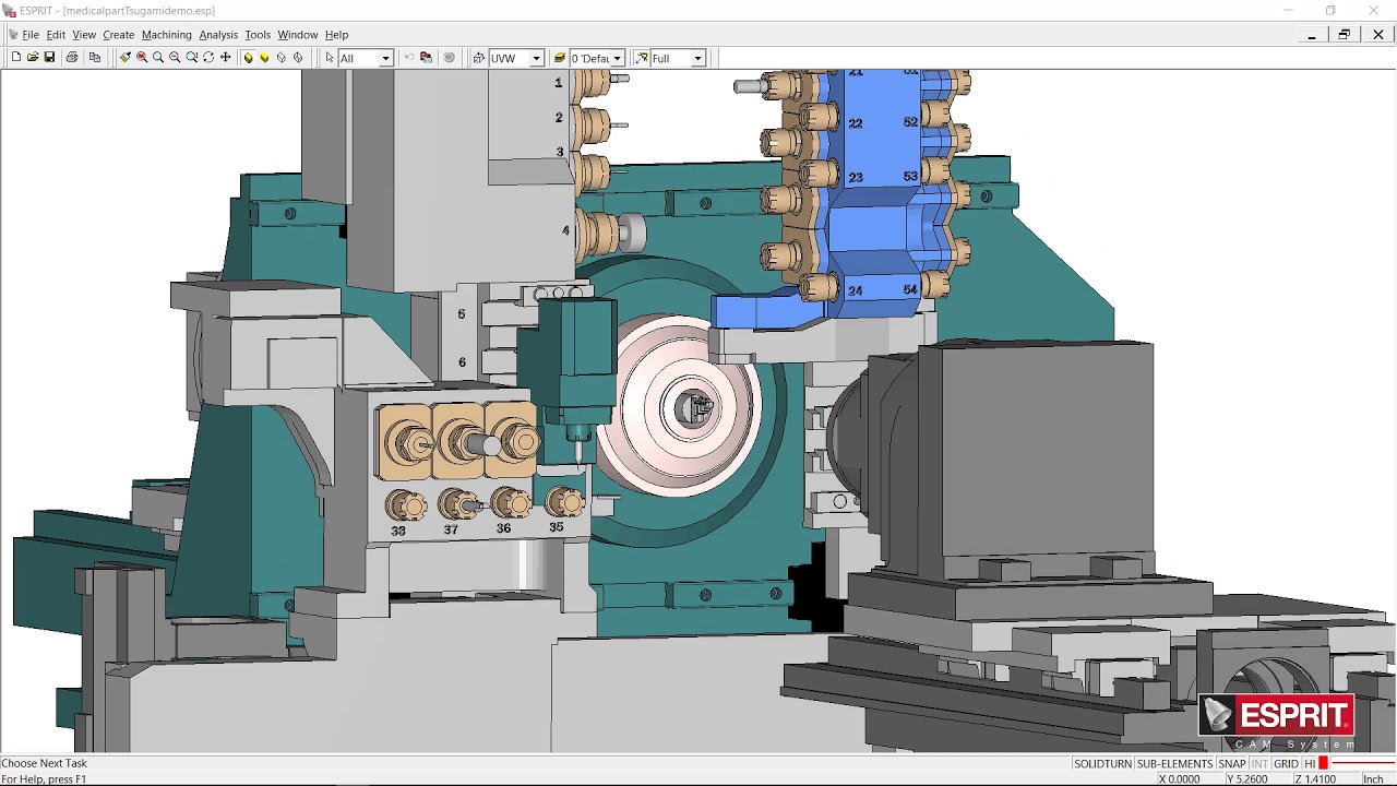 ESPRIT® CAM para Tsugami SS