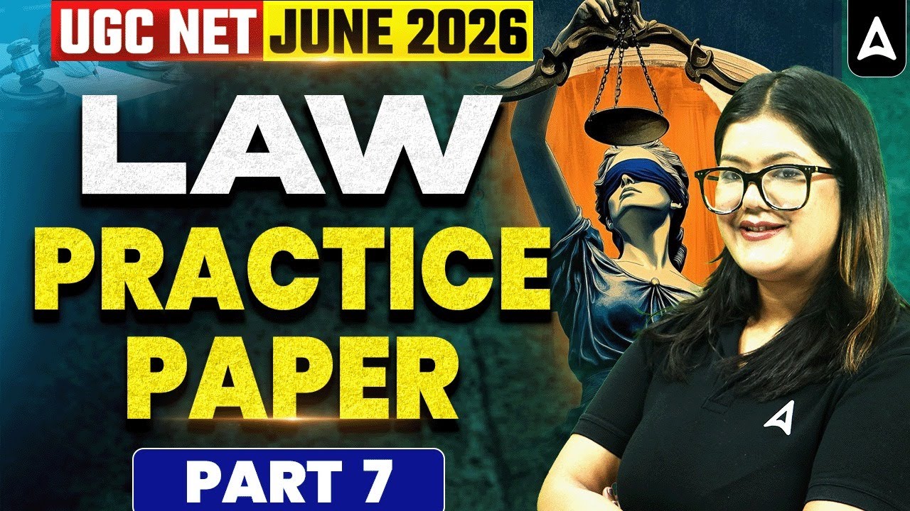 UGC NET Law | UGC NET Law Practice Paper | UGC NET Law Questions By Adv. Diksha Mam