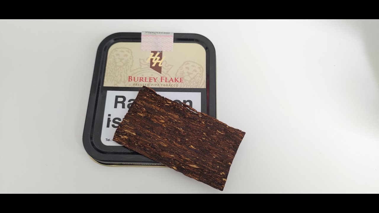 Anfänger testet hh burley flake Pfeifentabak