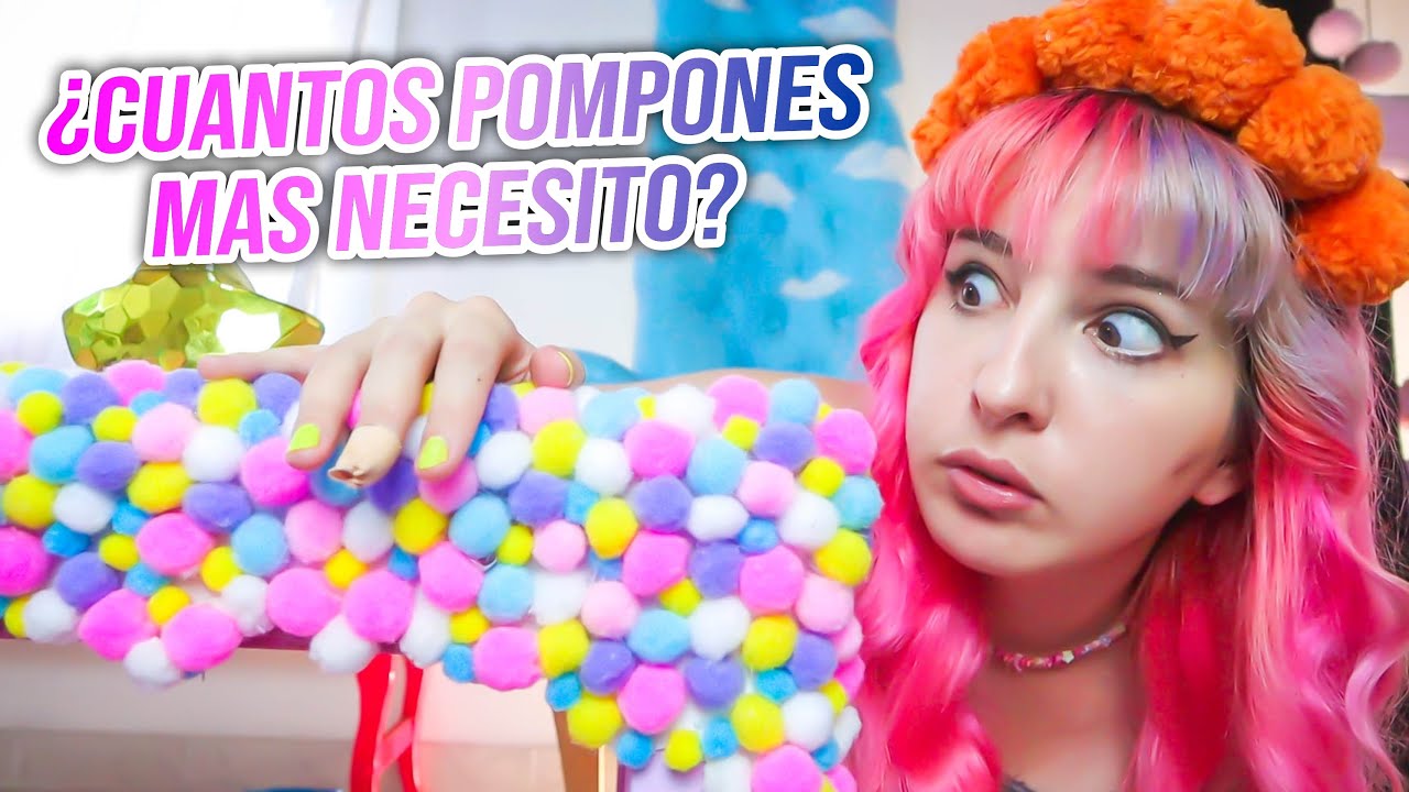 PERSONALIZO una vieja MESITA con pompones y peluche *Se le rompe el pantalón* @Ann Attack