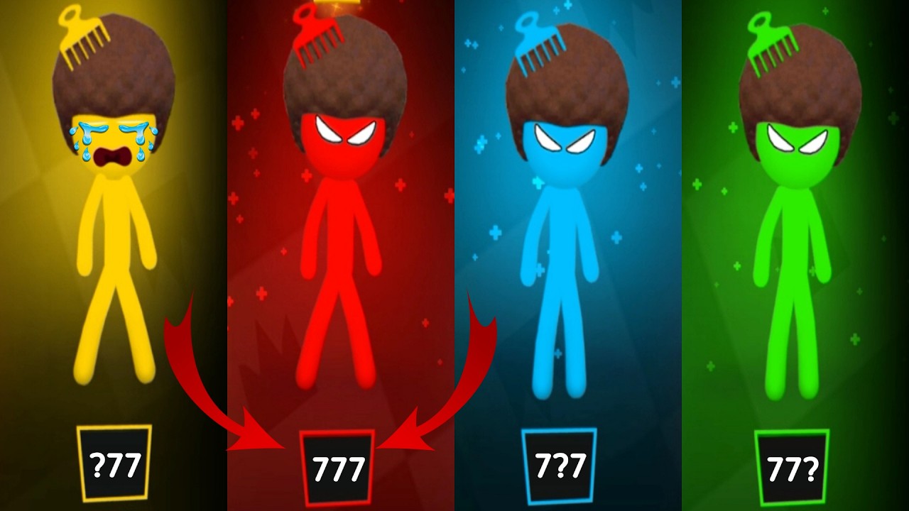МИНИ-ИГРЫ Stickman: случайный игровой процесс — Stickman Party 1, 2, 3, 4 игрока #stickmanparty #...