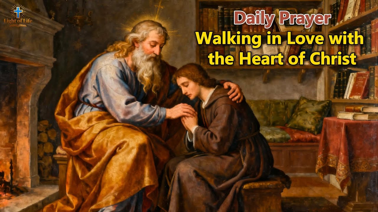 Daily Prayer: Walking in Love with the Heart of Christ - February 11, 2026 #faith #love #prayer
