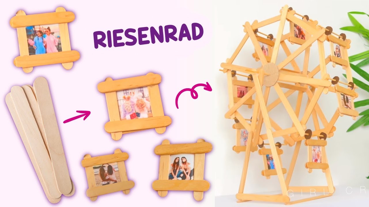 DIY RIESENRAD &ndash; EIS AM ST&Auml;BCHEN HANDWERK &ndash; BFF-FOTOALBUM
