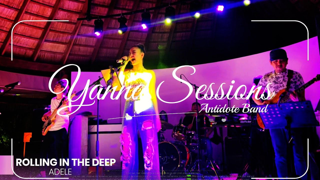 ROLLING IN THE DEEP - Adele | Live stage cover by Antidote band + YannaSessions