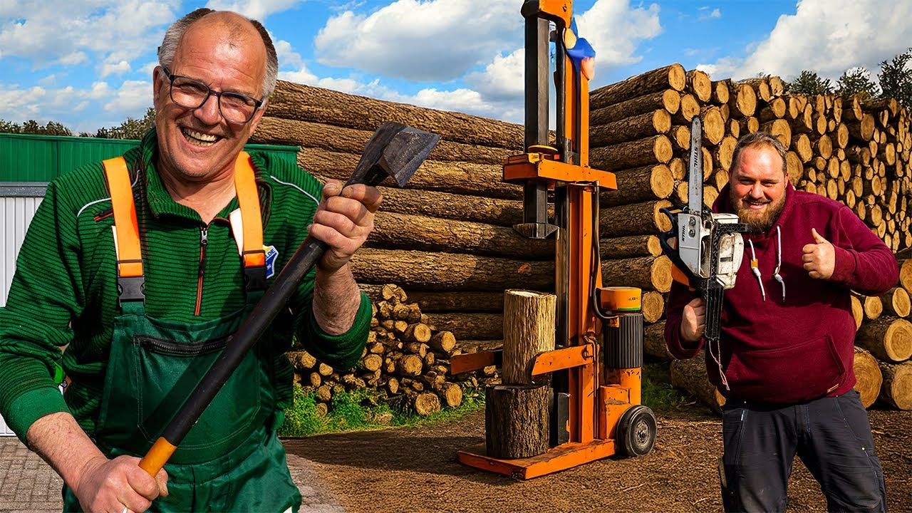 Knackomat 3000 an, aber Nix geht - Holz zerlegen auf Norddeutsch I Udo & Wilke