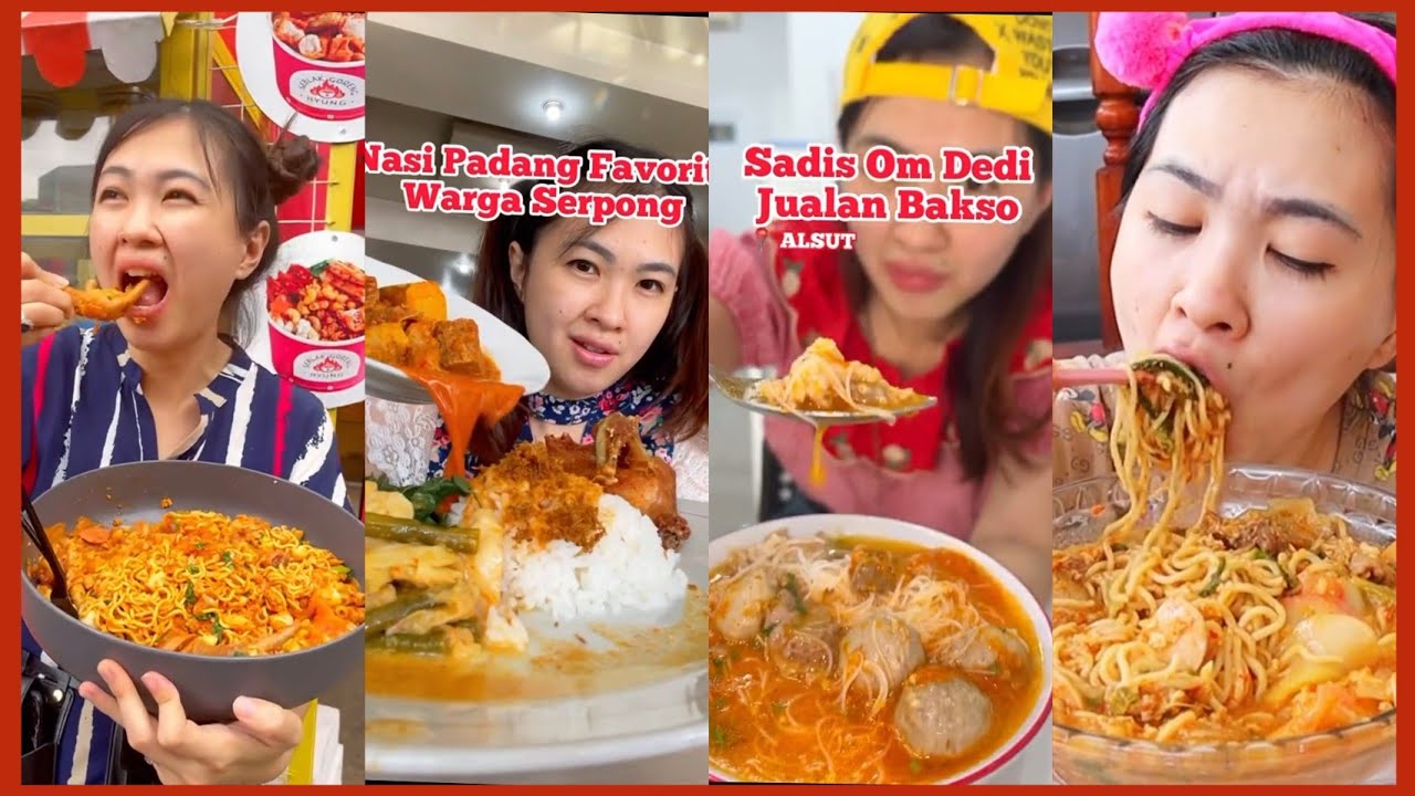 Kumpulan Tiktok Mukbang @psnovi part 01 || Mukbang terbaru ‼️