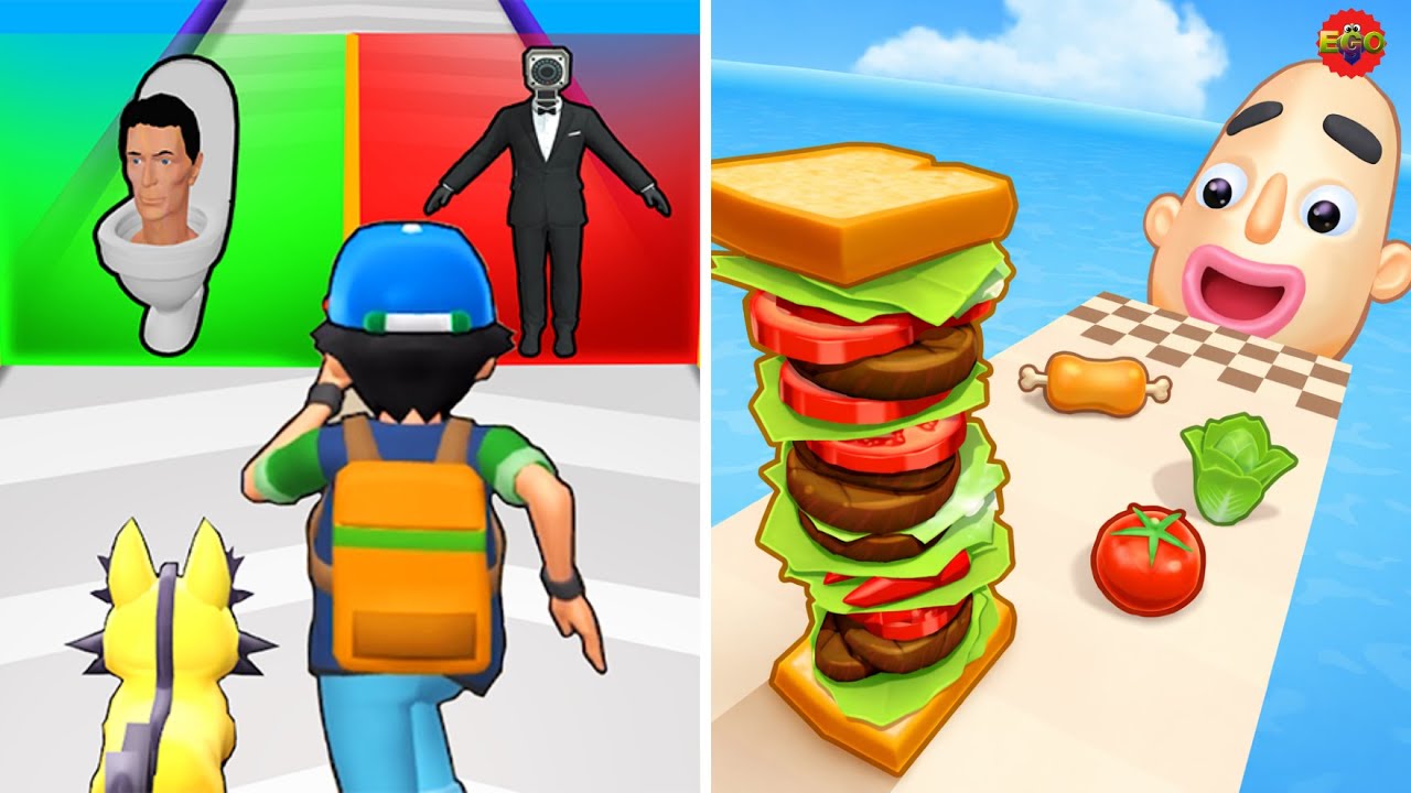 Monster Squad Rush Vs. Sandwich Runner - Max Gameplay Walkthrough |  Epic Gamer’s Odyssey