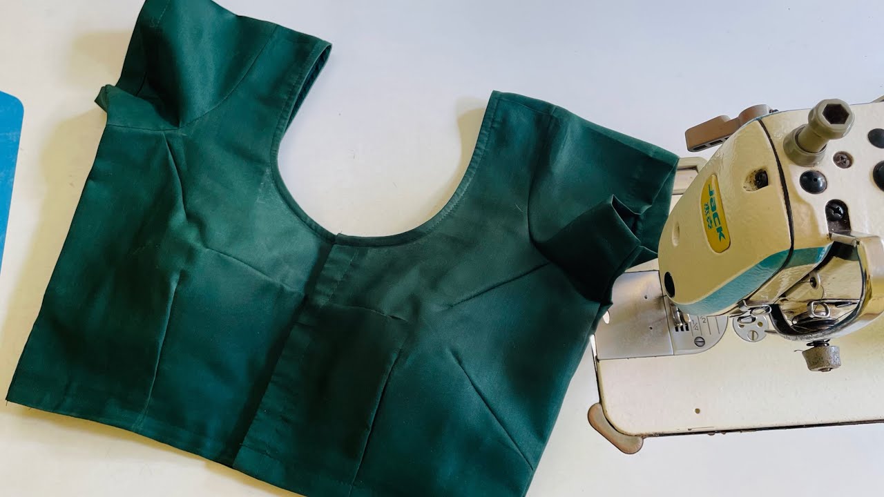 सादा ब्लाउस काटने का सरल तरीका | Simple Blouse Cutting and Stitching Easy Method | Blouse Cutting