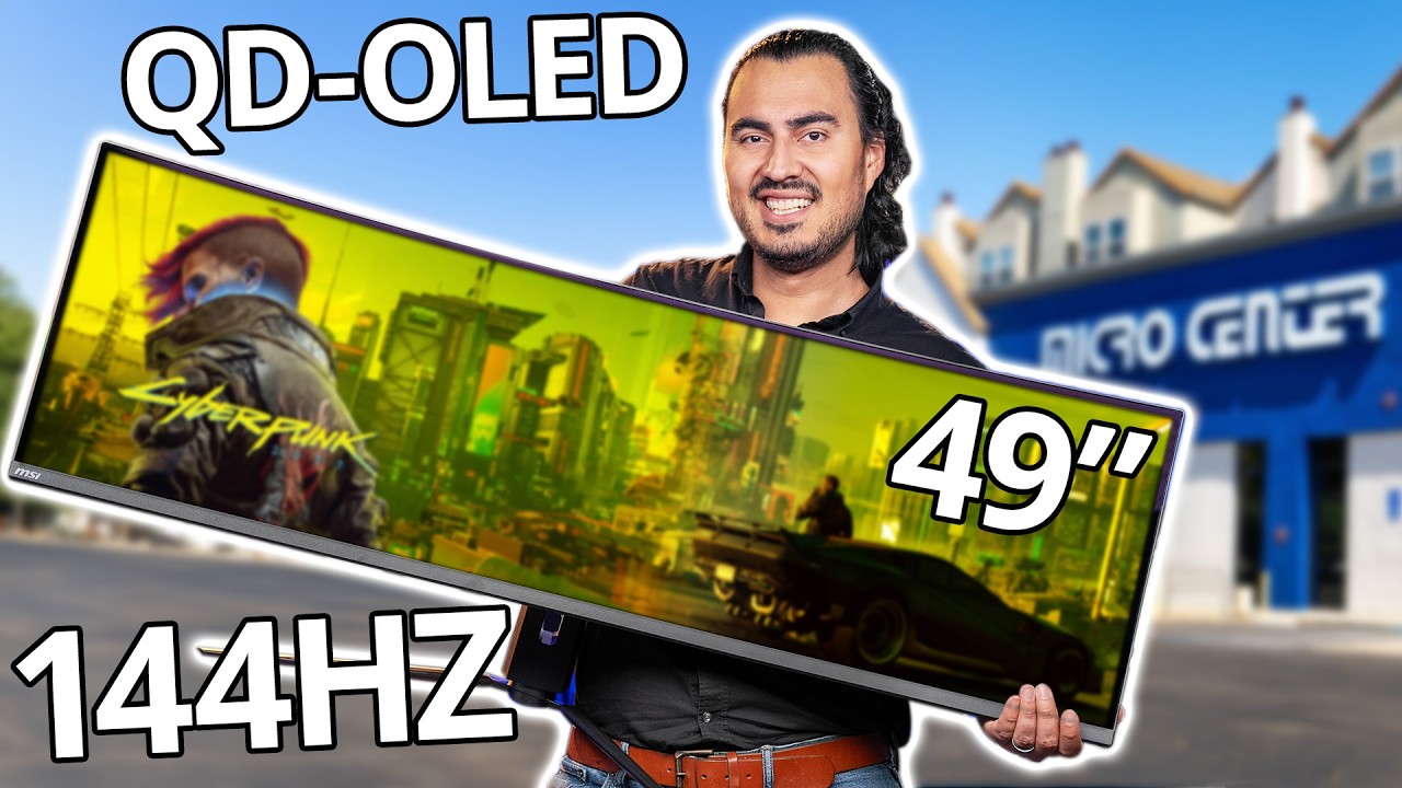 Gameplay on the HUGE MSI MPG 49